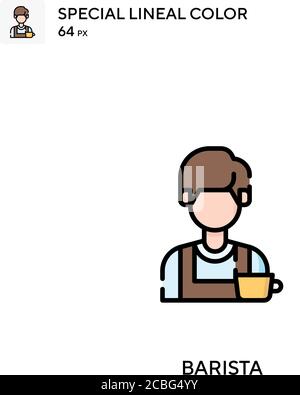 Icône de vecteur simple Barista. Icônes Barista pour votre projet d'entreprise Illustration de Vecteur