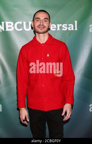 LOS ANGELES - 11 JANVIER : Manny Montana au NBCUniversal Winter Press Tour à l'hôtel Langham Huntington le 11 janvier 2020 à Pasadena, Californie Banque D'Images