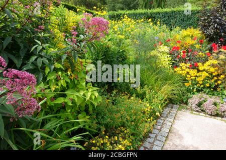 Rosemoor RHS Gardens, « Hot Gardeb », Devon, Angleterre, Royaume-Uni Banque D'Images