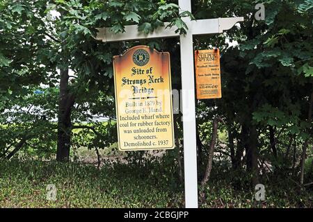 Repères historiques Setauket long Island New York Banque D'Images