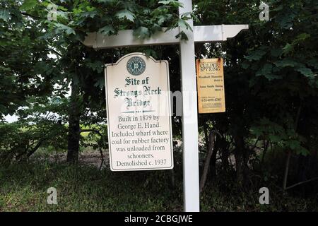 Repères historiques Setauket long Island New York Banque D'Images