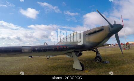 L'ouragan Hawker était un chasseur de la Royal Air Force opérant dans les années 1930 et 1940 Banque D'Images