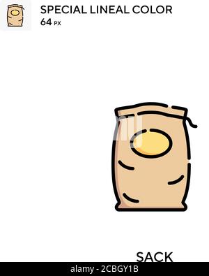 Icône vectorielle de couleur spéciale sac. Sacs icônes pour votre projet d'affaires Illustration de Vecteur