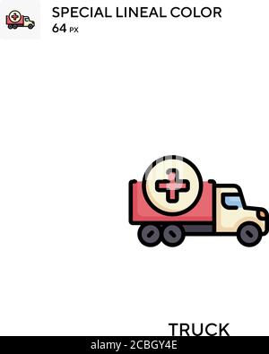 Icône de vecteur de couleur spécial du chariot. Icônes de chariot pour votre projet d'entreprise Illustration de Vecteur