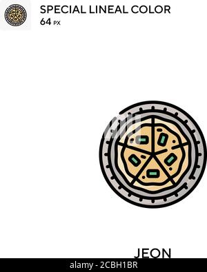 Icône de vecteur de couleur spécial Jeon. Icônes Jeon pour votre projet d'entreprise Illustration de Vecteur