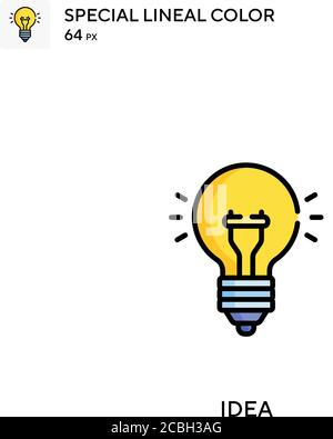 Icône spéciale de vecteur de couleur de ligne IDEA. Icônes d'idées pour votre projet d'entreprise Illustration de Vecteur