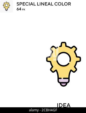 Icône spéciale de vecteur de couleur de ligne IDEA. Icônes d'idées pour votre projet d'entreprise Illustration de Vecteur