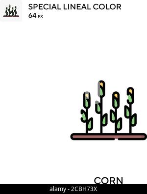 Icône de vecteur de couleur spécial pour le maïs. Icônes de maïs pour votre projet d'entreprise Illustration de Vecteur