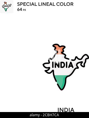 Icône spéciale de vecteur de couleur de l'Inde. Icônes de l'Inde pour votre projet d'entreprise Illustration de Vecteur