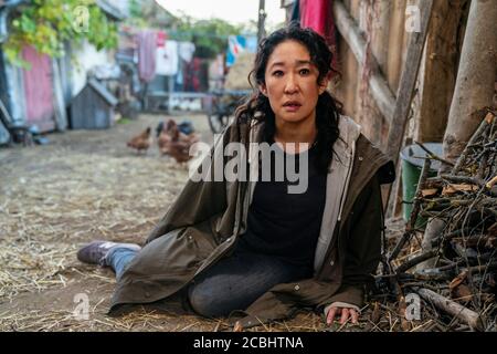 SANDRA OH dans KILLING EVE (2018), dirigée par PHOEBE WALLER-BRIDGE. Saison 3. Crédit : films / Album SID GENTLE Banque D'Images