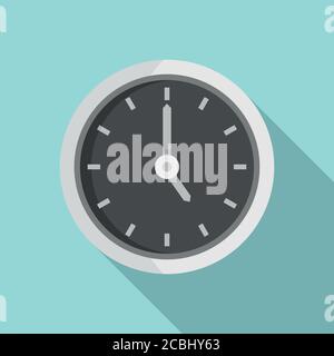 Icône de réparation d'horloge murale de bureau. Illustration plate de l'icône vectorielle de réparation d'horloge murale de bureau pour la conception Web Illustration de Vecteur