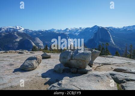 parc national de yosemite depuis le dôme sentinelle en californie Banque D'Images