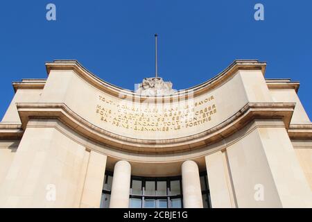 palais de chaillot à paris (france) Banque D'Images