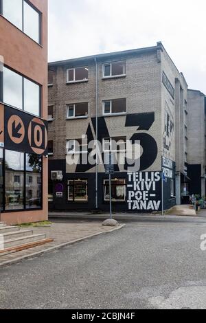 Telliskivi est un ancien complexe industriel et aujourd'hui le centre créatif de Tallinn. Tallinn, Estonie Banque D'Images