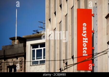 International super budget hôtel Easy Hotel (easyHotel) Sheffield centre-ville Fondée à l'origine par Sir Stelios Haji-Ioannou Banque D'Images