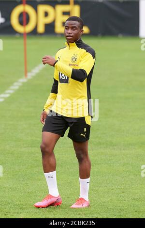 Bad Ragaz, Suisse. 14 août 2020. Youssoufa Moukoko beim formation der ersten Mannschaft von Borussia Dortmund à Bad Ragaz. Die Borussen verbringen Banque D'Images