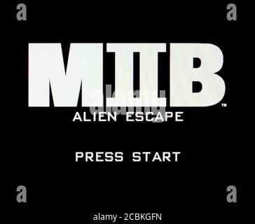 MIB 2 Alien Escape - hommes en noir II - Nintendo Gamecube Videogame - usage éditorial seulement Banque D'Images