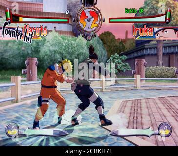 Naruto Clash of Ninja - Nintendo Gamecube Videogame - Editorial à utiliser uniquement Banque D'Images