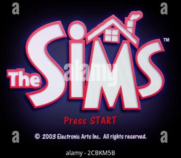 The Sims - Nintendo Gamecube Videogame - usage éditorial seulement Banque D'Images