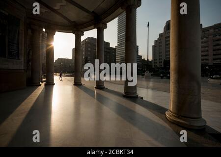 Extérieur du Palacio de Bellas Artes, Mexico, Mexique Banque D'Images