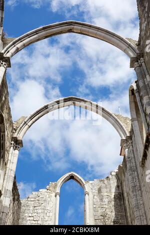 Convento do Carmo, Lisbonne, Portugal Banque D'Images