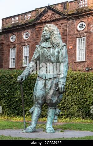 La statue de John Middleton, un géant est né en 1578, le 'Childe de Hale', comme il était connu, se tenait à une hauteur de 9ft 3in Banque D'Images