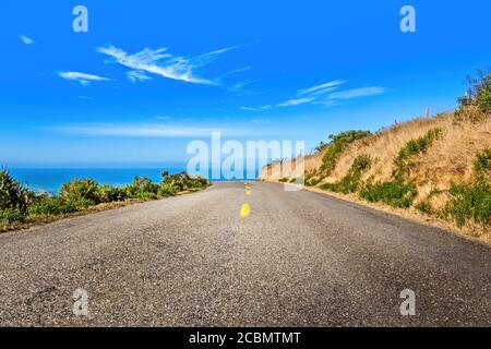 Pittoresque Highway no 1 sur la côte pacifique, Californie, États-Unis Banque D'Images