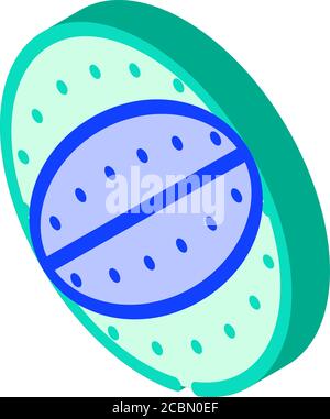 illustration du vecteur d'icône isométrique à mâcher pour chien Illustration de Vecteur