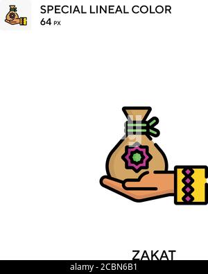 Icône de vecteur de couleur zakat spécial. Icônes zakat pour votre projet d'entreprise Illustration de Vecteur