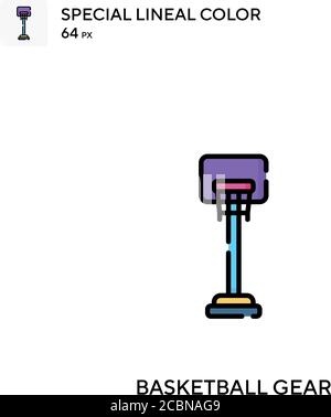 Équipement de basket-ball icône vectorielle de couleur spéciale. Icônes d'équipement de basket-ball pour votre projet d'entreprise Illustration de Vecteur