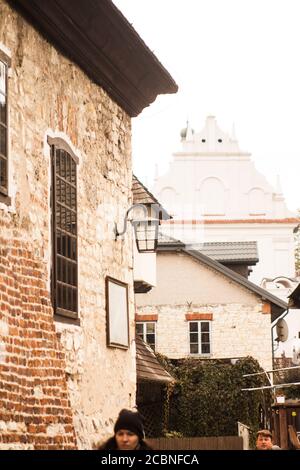 Kazimierz Dolny, Pologne, 26 octobre 2015 : Architecture de la ville Banque D'Images