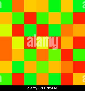Arrière-plan en mosaïque abstraite, arrière-plan en pixels de couleur chaude, mosaïque, arrière-plan abstrait Banque D'Images