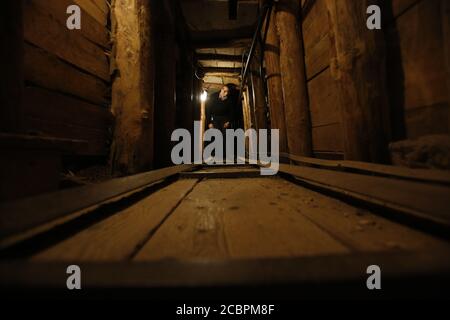Le tunnel de Sarajevo était un tunnel construit entre mars et Juin 1993 pendant le siège de Sarajevo au milieu De la guerre de Bosnie Banque D'Images