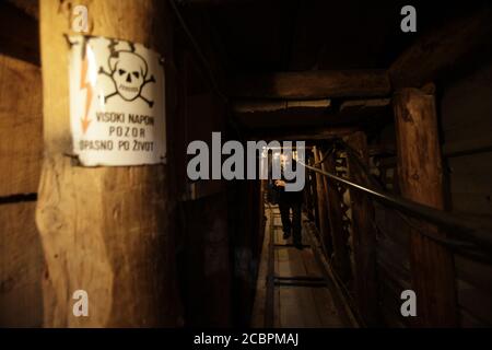 Le tunnel de Sarajevo était un tunnel construit entre mars et Juin 1993 pendant le siège de Sarajevo au milieu De la guerre de Bosnie Banque D'Images