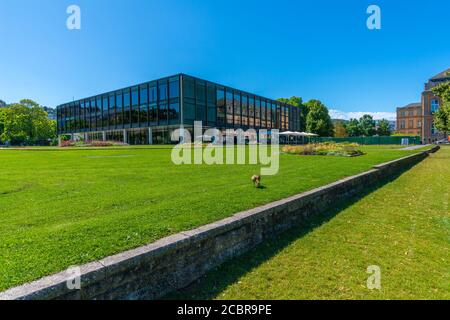 Landtagsgebäude ou Parlement, Oberer Schlossgarten ou jardin du Château supérieur, Stuttgart, Land de Bade-Wurtemberg, Allemagne du Sud, Europe Banque D'Images