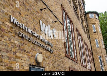 Westminster Kingsway Central London College sur Vincent Square Banque D'Images