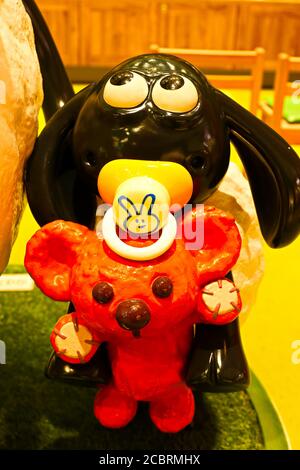 Osaka,Kansai/JAPON - 01 octobre 2016 : Timmy le personnage du mouton de Shaun le mouton à Expiocity,Osaka.JAPON. Banque D'Images