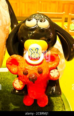 Osaka,Kansai/JAPON - 01 octobre 2016 : Timmy le personnage du mouton de Shaun le mouton à Expiocity,Osaka.JAPON. Banque D'Images