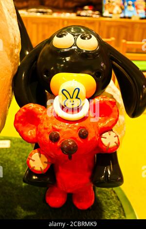 Osaka,Kansai/JAPON - 01 octobre 2016 : Timmy le personnage du mouton de Shaun le mouton à Expiocity,Osaka.JAPON. Banque D'Images