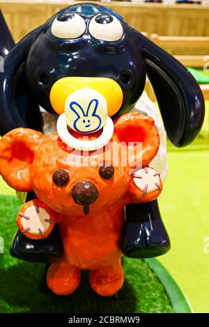 Osaka,Kansai/JAPON - 01 octobre 2016 : Timmy le personnage du mouton de Shaun le mouton à Expiocity,Osaka.JAPON. Banque D'Images