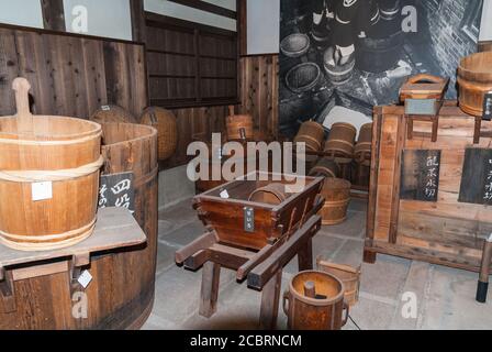 Musée Hakushika Memorial Sake à Nishinomiya, Japon Banque D'Images