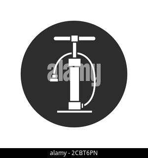 icône de ligne de pompe de vélo, illustration simple vectorielle Illustration de Vecteur