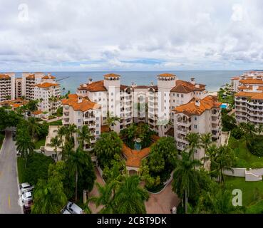 Condominium de luxe immobilier Fisher Island Miami Beach FL Banque D'Images