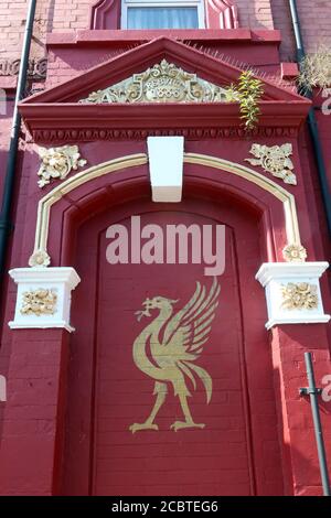 Liver Bird,The Park Pub, 216-218 Walton Breck Rd, Liverpool,Merseyside, Angleterre, Royaume-Uni, L4 0RQ Banque D'Images