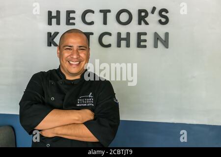 Hector's Kitchen à Punta Mita est dirigé par le chef Hector Leyva Banque D'Images