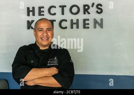 Hector's Kitchen à Punta Mita est dirigé par le chef Hector Leyva Banque D'Images