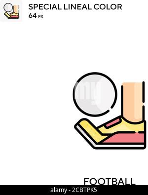 Icône de vecteur de couleur spécial football. Icônes de football pour votre projet d'entreprise Illustration de Vecteur