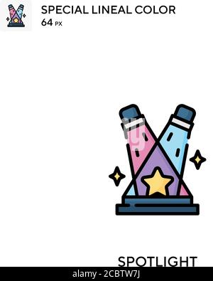 Spot icône spéciale de vecteur de couleur de ligne. Icônes phares pour votre projet d'entreprise Illustration de Vecteur