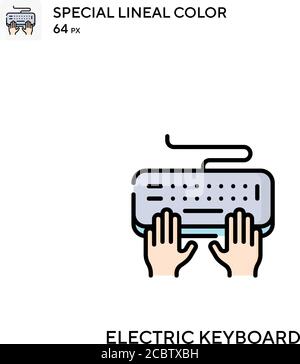 Clavier électrique icône de vecteur de couleur spécial. Icônes de clavier électrique pour votre projet d'entreprise Illustration de Vecteur