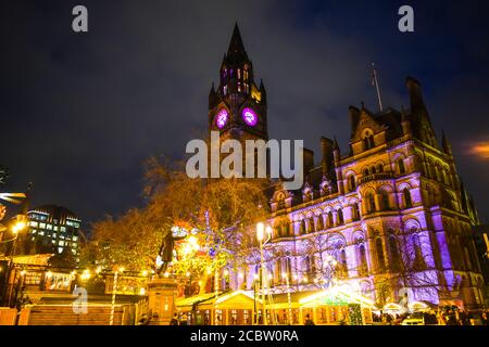 Hôtel de ville de Manchester Banque D'Images